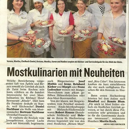 Restaurant Roessle Hotel Rankweil